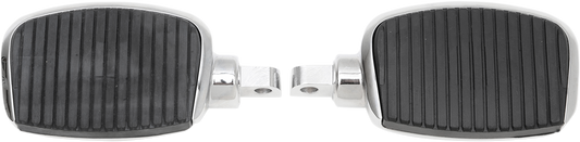 Drag Specialties Steel Chrome 3" Male Mount Driver Passenger Floorboards Harley