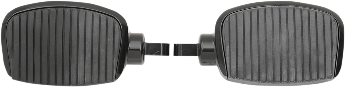 Drag Specialties Black 3" Male Mount Mini Driver Passenger Floorboards Harley