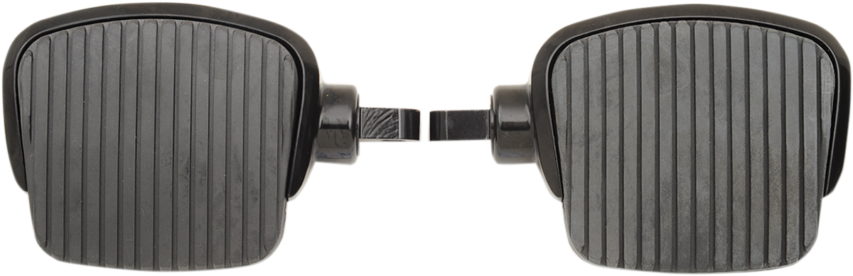 Drag Specialties Male Mount Black 4" Mini Driver Passenger Floorboards Harley
