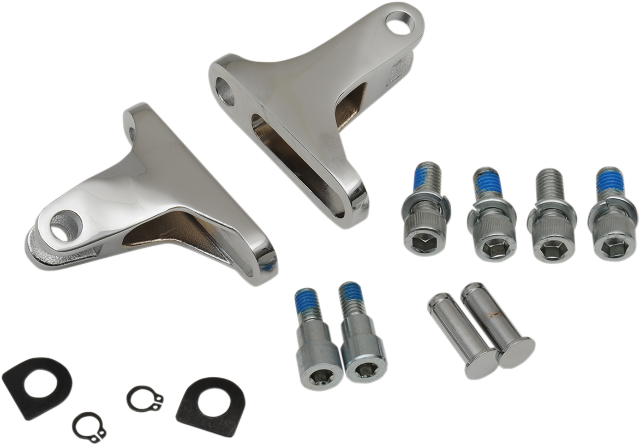Drag Specialties Short Passenger Footpeg Mount Kit fits 1993-2022 Harley Touring