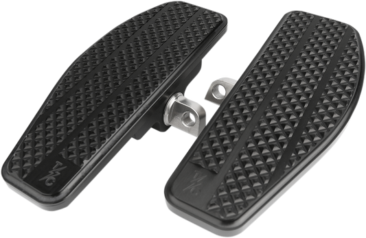 Thrashin Black Aluminum Mini Driver Floorboards for 18-19 Harley Softail FXFB