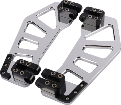 Thrashin Apex Chrome Front Driver Floorboards 1980-2023 Harley Touring Softail