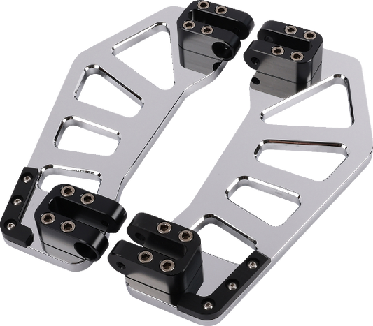 Thrashin Apex Chrome Front Driver Floorboards 1980-2023 Harley Touring Softail