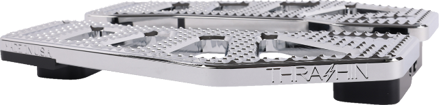 Thrashin Apex Chrome Front Driver Floorboards 1980-2023 Harley Touring Softail