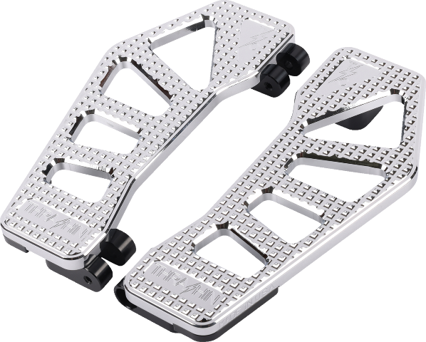 Thrashin Apex Chrome Front Driver Floorboards 1980-2023 Harley Touring Softail