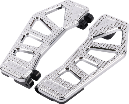 Thrashin Apex Chrome Front Driver Floorboards 1980-2023 Harley Touring Softail