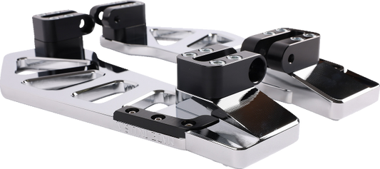 Thrashin Apex Chrome Floorboard Tail Extension & Lift Kit for Harley Davidson