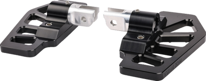 Thrashin Apex Mini Black Front Driver Floorboards 2018-2023 Harley Softail FLFBS