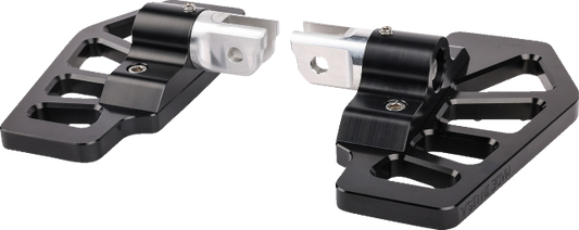 Thrashin Apex Mini Black Front Driver Floorboards 2018-2023 Harley Softail FLFBS