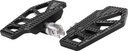 Thrashin Apex Mini Black Front Driver Floorboards 2018-2023 Harley Softail FLFBS