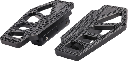 Thrashin Apex Mini Black Passenger Floorboards 1986-2023 Harley Softail Touring