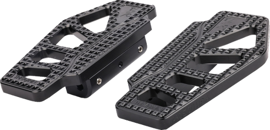 Thrashin Apex Mini Black Passenger Floorboards 1986-2023 Harley Softail Touring