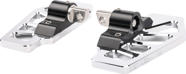 Thrashin Apex Chrome Mini Male Mount Floorboards for 1957-17 Harley Softail Dyna