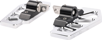 Thrashin Apex Chrome Mini Male Mount Floorboards for 1957-17 Harley Softail Dyna