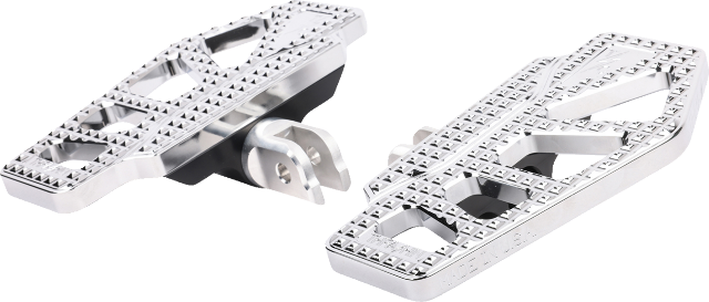 Thrashin Apex Mini Chrome Front Driver Floorboards 2018-2023 Harley Softail