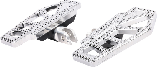 Thrashin Apex Mini Chrome Front Driver Floorboards 2018-2023 Harley Softail