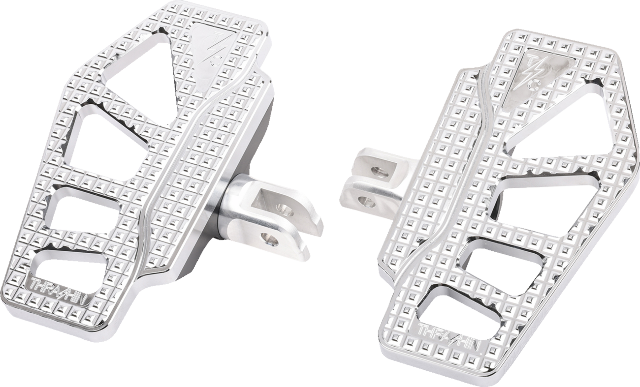 Thrashin Apex Mini Chrome Front Driver Floorboards 2018-2023 Harley Softail