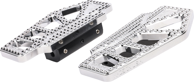 Thrashin Apex Mini Chrome Passenger Floorboards 1986-2023 Harley Touring Softail