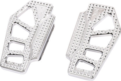 Thrashin Apex Mini Chrome Passenger Floorboards 1986-2023 Harley Touring Softail