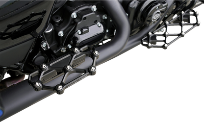 Arlen Ness Diamond Black Passenger Floorboards 1982-2025 Harley Touring Softail