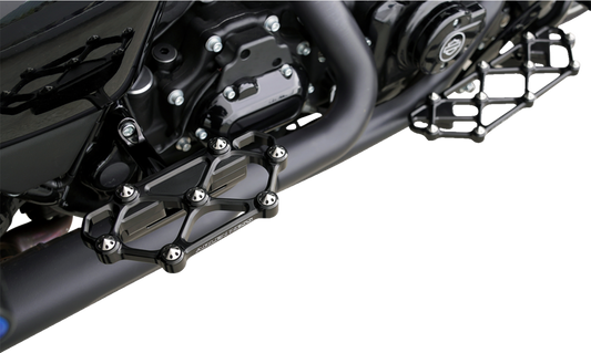 Arlen Ness Diamond Black Passenger Floorboards 1982-2025 Harley Touring Softail