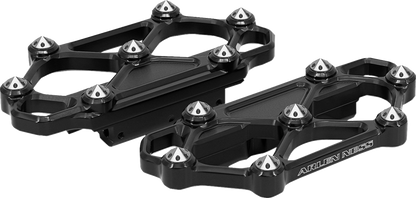 Arlen Ness Diamond Black Passenger Floorboards 1982-2025 Harley Touring Softail