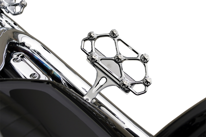 Arlen Ness Diamond Chrome Passenger Floorboards 1982-2025 Harley Touring Softail