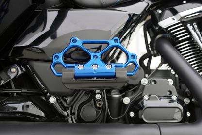 Arlen Ness Diamond Blue Passenger Floorboards 1982-2025 Harley Touring Softail