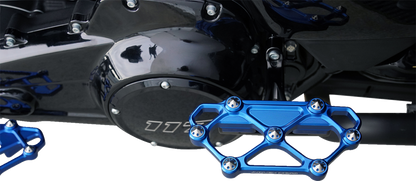 Arlen Ness Diamond Blue Passenger Floorboards 1982-2025 Harley Touring Softail