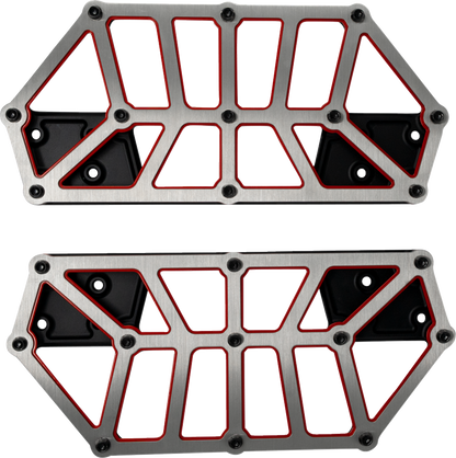 Koldin NXL Redline Driver Floorboards fits 1980-2025 Harley Touring Softail