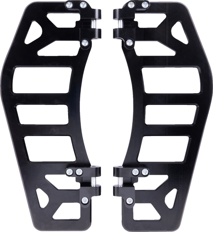 Thrashin Aggressor Driver Black Floorboards for 1984-2025 Harley Touring Softail