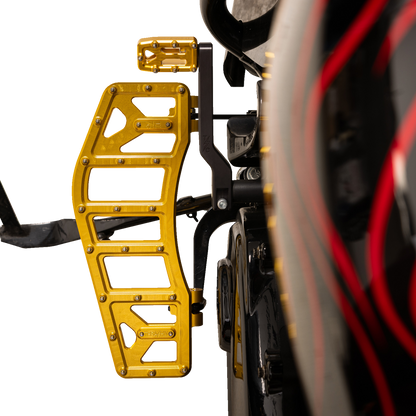 Thrashin Aggressor Driver Gold Floorboards for 1984-2025 Harley Touring Softail