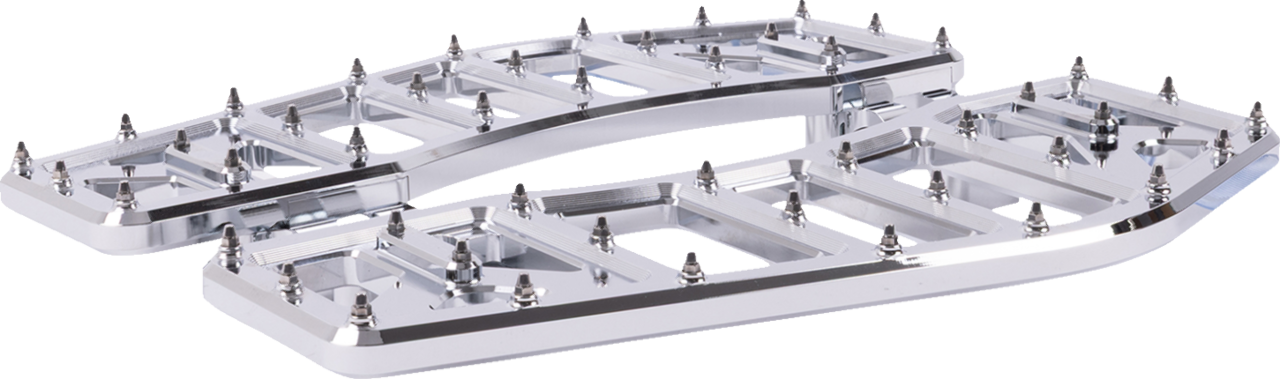 Thrashin Aggressor Driver Chrome Floorboards for 1984-25 Harley Touring Softail