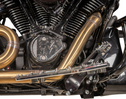 Thrashin Aggressor Driver Chrome Floorboards for 1984-25 Harley Touring Softail