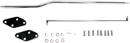 Drag Specialties Chrome +2" Forward Control Extension Kit for 91-17 Harley Dyna