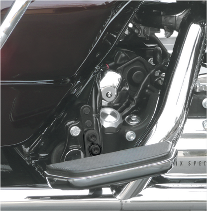 La Choppers Black Passenger Floorboard Tall Comfort Kit for 93-07 Harley Touring