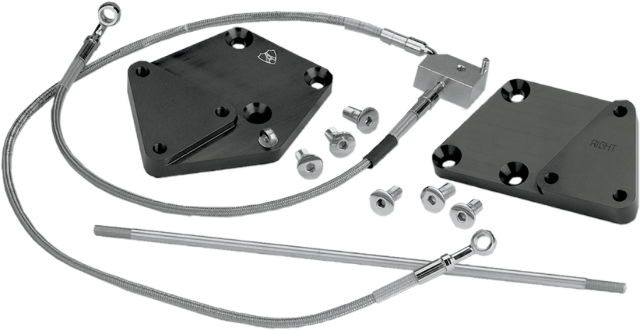 Arlen Ness Black Forward Control 3" Extension Kit 2011-2017 Harley FLSTN FLSTF