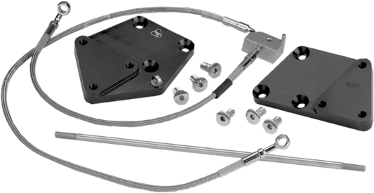 Arlen Ness Black Forward Control 3" Extension Kit 2011-2017 Harley FLSTN FLSTF