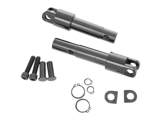 Drag Specialties Black Standard Length Footpeg Mounts 2011-2022 Harley Sportster