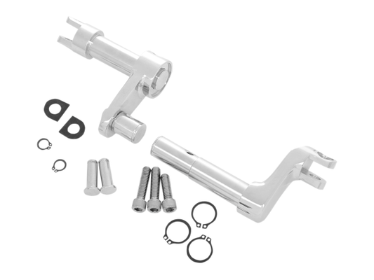 Drag Specialties Chrome +2" Footpeg Mounts fits 2011-2022 Harley Sportster