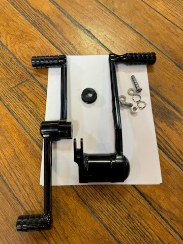 Arlen Ness Black SpeedLiner Heel-Toe Foot Control Kit for 1999-22 Harley Touring