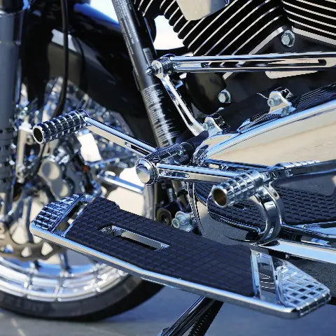 Arlen Ness Chrome SpeedLiner Heel-Toe Foot Control Kit for 99-26 Harley Touring