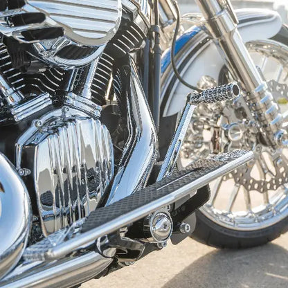Arlen Ness Chrome SpeedLiner Foot Control Kit for 1999-2026 Harley Touring