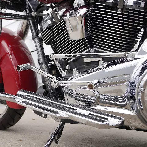Arlen Ness Chrome SpeedLiner Foot Control Kit for 1999-2026 Harley Touring