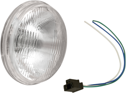 Drag Specialties Motorcycle 5-3/4" Die Cast Headlight Bulb for Harley Davidson