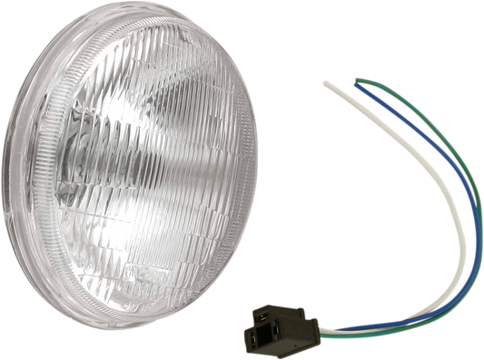 Drag Specialties Motorcycle 5-3/4" Die Cast Headlight Bulb for Harley Davidson