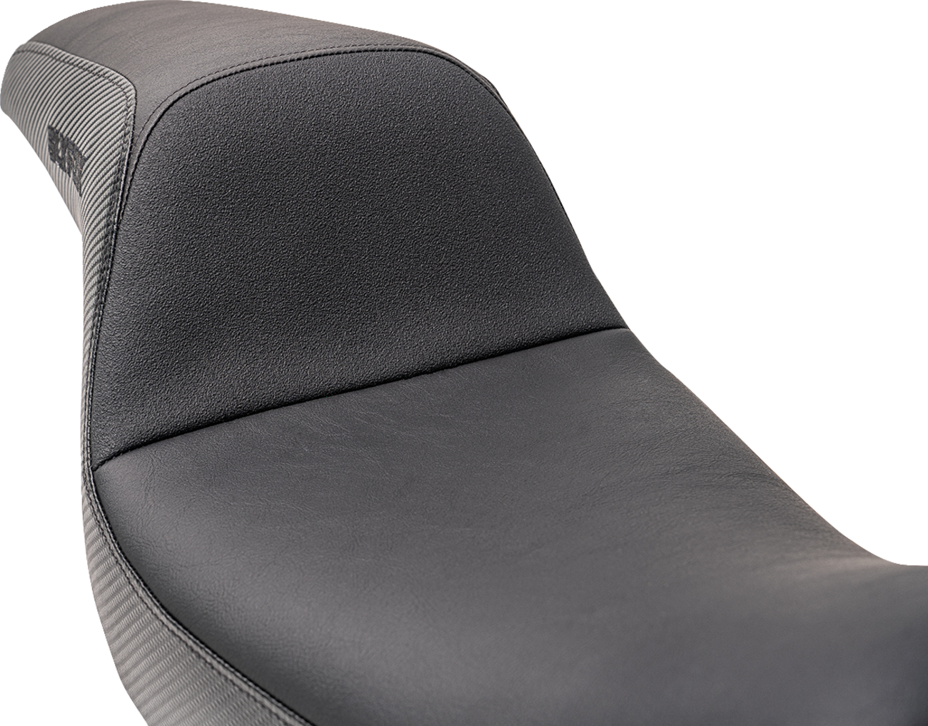 Slyfox Drifter Carbon Fiber Slipstop Lumbar Seat fits 1996-2003 Harley Dyna FXD