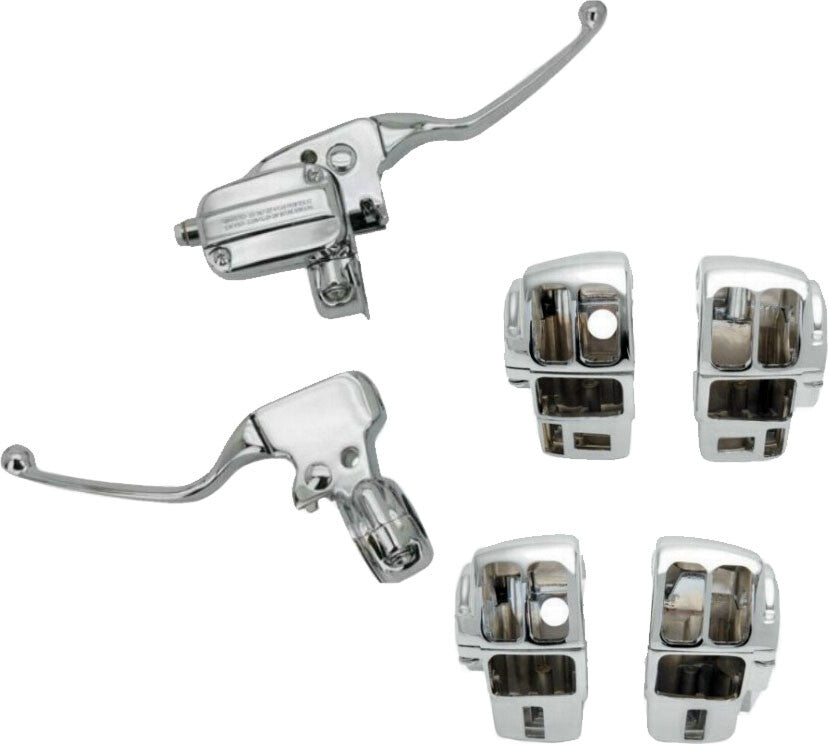Harddrive Chrome Handlebar Cable Control Kit 08-16 Harley Touring FLHX FLHR FLHT