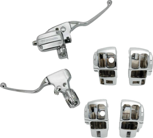 Harddrive Chrome Handlebar Cable Control Kit 08-16 Harley Touring FLHX FLHR FLHT