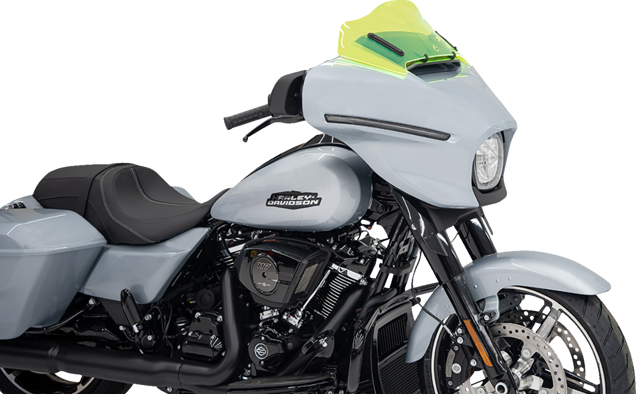 Klock Werks Kolor Flare 8" Green Ice Windshield for 2023-25 Harley Street Glide